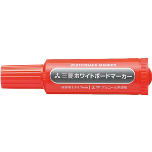 三菱鉛筆 ホワイトボードマーカー 太字 赤 F034371-PWB7M.15-イメージ1