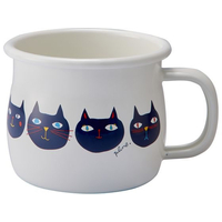 豊琺瑯 Plune. ホーロー マグカップ 「ミミココモモ」 FC243PD-PMA-512