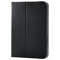 エレコム iPad mini(A17 Pro)用フラップケース 衝撃ガード ベルト付 2アングル 軽量 ブラック TB-A25SPLF2BK