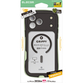 エレコム iPhone18 Pro Max用GRIPPY ハイブリッドケース フレームカラー 極限 MAGKEEP ブラック PM-A26DGRPFKMBK
