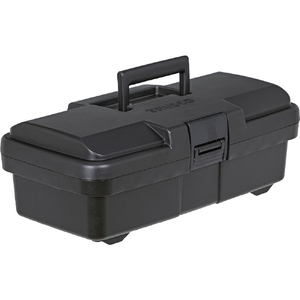 トラスコ スーパーツールボックス ３８５Ｘ２０２Ｘ１４０ｍｍ ブラック 中皿付 TJB-385-イメージ1