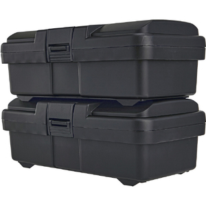トラスコ スーパーツールボックス ３８５Ｘ２０２Ｘ１４０ｍｍ ブラック 中皿付 TJB-385-イメージ5
