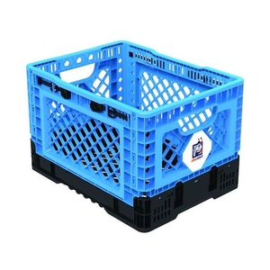 トラスコ中山 折りたたみメッシュコンテナ25L ブルー FC820GS-1148115-イメージ1