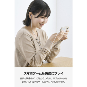 エレコム マイク付き 有線イヤホン USB Type-C(TM) インナーイヤー型 ピンクグレージュ EHP-DF18IMPN-イメージ2