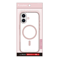 トリニティ iPhone 17用[Lumino] MagSafe対応 背面クリアハードケース クリア×ピンク TR-IP25M2-LOCMS-CLPK