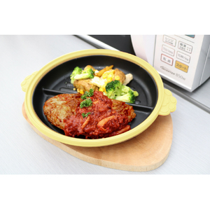 トレードワン chef 仕切り付きレンジパン イエロー 70226ｼｷﾘﾂｷﾚﾝｼﾞﾊﾟﾝｲｴﾛ--イメージ6