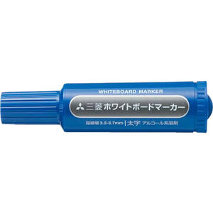 三菱鉛筆 ホワイトボードマーカー 太字 青 F034379-PWB7M.33-イメージ1