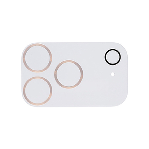 Hamee iPhone 17Pro用強化ガラスカメラレンズプロテクター iFace メタルゴールド 41-183711-イメージ1
