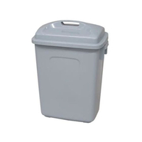 矢崎化工 ポリペール角型 蓋付 415×310×590 ライトグレー FCG781F-KL-45