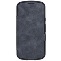 NATURAL　design iPhone17用 背面手帳型ケース CHROME-NATURAL ブラック IP25-61-CHN02