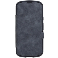 NATURAL　design iPhone17用 背面手帳型ケース CHROME-NATURAL ブラック IP25-61-CHN02