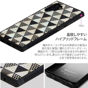 ikins Galaxy Note 10+用天然貝ケース Pyramid I18371GN10P-イメージ5