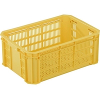 岐阜プラスチック工業 MB型メッシュコンテナーMB-215F 黄 FC073GU-3762173