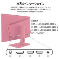 JAPANNEXT JN-238IPS165FHDR-PK 23．8型ゲーミング液晶