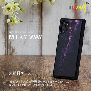 ikins Galaxy Note 10+用天然貝ケース Milky Way I18372GN10P-イメージ3