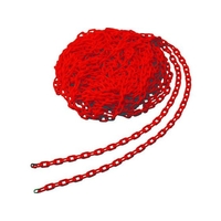 トラスコ中山 プラチェーン 6MM×30M レッド レッド630 FC768HN-7596791