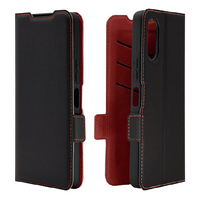 ラスタバナナ arrows We3用 薄型手帳サイドマグネットケース ブラック×レッド 9484FAW3BSMBKR