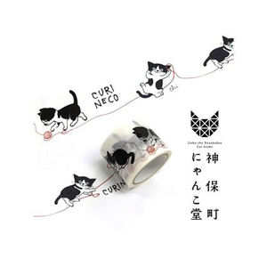 タケダ 神保町にゃんこ堂マスキングテープ カミムラアキコC FC898NZ-567639-イメージ1