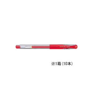 三菱鉛筆 ユニボールシグノ極細 0.38mm 赤 10本 1箱(10本) F833399-UM151.15-イメージ1