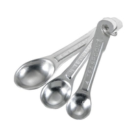 久保寺軽金属工業所 アルミ 計量スプーン 3本組 FC008LY-8331900