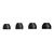 SONY ハイブリッドイヤーピース(Mサイズ/4個入) ブラック EP-EX11M B-イメージ1