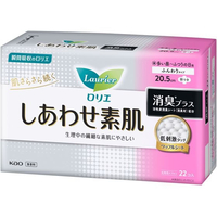 KAO ロリエしあわせ素肌消臭プラス ふつうの日用20.5cm羽付 FCC6869