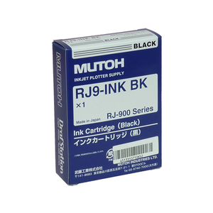 ムトウ インクカートリッジ ブラック F860302-RJ9INKBK-イメージ1