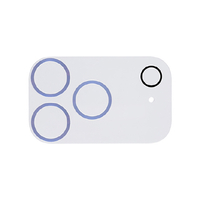 Hamee iPhone 17Pro用強化ガラスカメラレンズプロテクター iFace メタルペールブルー 41-183728