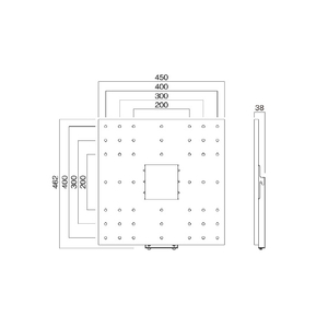 ハヤミ ～65V型対応 壁掛金具(角度固定) HAMILEX・LH-20シリーズ ブラック LH-24-イメージ2