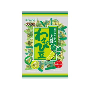 春日井製菓 グリーン豆 大袋わさび豆 240g FCF855P-イメージ1