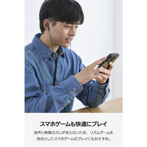 エレコム マイク付き 有線イヤホン USB Type-C(TM) カナル型 ブラック EHP-DF19CMBK-イメージ2