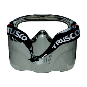 トラスコ セーフティゴーグル　バイザー付　密閉タイプ TRUSCO　セーフティゴーグル TSG-501MV-イメージ3