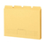 ライオン事務器 4カットフォルダー A4 黄 4冊(1～4山×1セット) F871757-132-33NO.31-4P-イメージ1