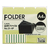 ライオン事務器 4カットフォルダー A4 黄 4冊(1～4山×1セット) F871757-132-33NO.31-4P-イメージ2