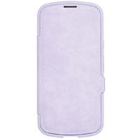 NATURAL　design iPhone17用 背面手帳型ケース CHROME-NATURAL ラベンダー IP25-61-CHN04