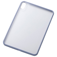 エレコム iPad mini(A17 Pro)用クリアケース ハイブリッド 背面クリア ブルーグレー TB-A25STSLOBG