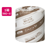 クレシア クレシアEF トイレットロール ダブル 40m 個包装 80ロール FCJ183T-20802