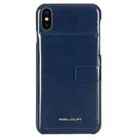 Eblouir iPhone XS/X用カバーケース BackPack Bar ネイビー EB14374I58