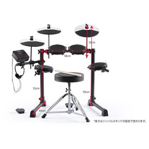 ALESIS 電子ドラムセット Debut Kit J AL-EDR-078-イメージ2