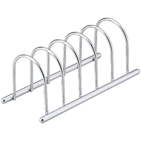 佐藤金属興業 18-8デイリーディッシュスタンド 5枚立 FCM8496-040203001