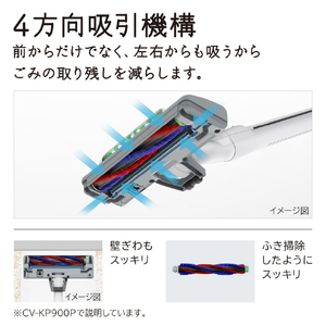 日立 紙パック式パワーブラシ かるパック ベージュ CV-KP900P C-イメージ10