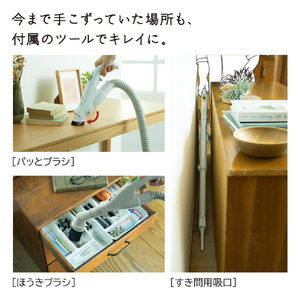日立 紙パック式パワーブラシ かるパック ベージュ CV-KP900P C-イメージ12