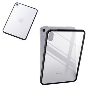 エレコム iPad mini(A17 Pro)用クリアケース ハイブリッド 背面クリア ブラック TB-A25STSLOBK-イメージ2