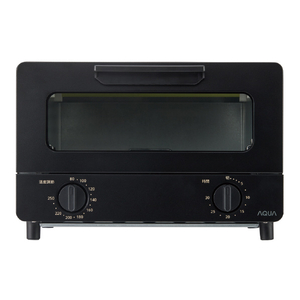AQUA オーブントースター ブラック AQT-CS14T(K)-イメージ1