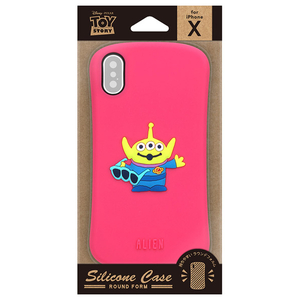 PGA iPhoneX用 シリコンケース エイリアン PG-DCS374LGM-イメージ2