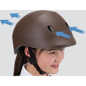 クミカ工業 ドルフィンヘルメット 56-60cm ライトグレー FCK009B-イメージ4