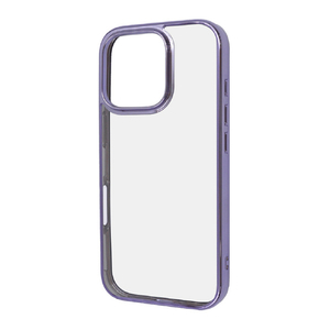 レイアウト iPhone 16 Pro用Like standard 衝撃吸収 バンパー メタリック ハイブリッドケース ラベンダー RT-P47CC16/LDM-イメージ1