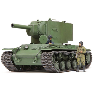 タミヤ 1/35 ソビエト重戦車 KV-2 1/35 ミリタリーミニチュアシリーズ No.375 T35375ｿﾋﾞｴﾄｼﾞﾕｳｾﾝｼﾔKV2-イメージ1