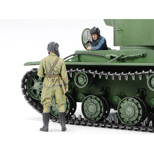 タミヤ 1/35 ソビエト重戦車 KV-2 1/35 ミリタリーミニチュアシリーズ No.375 T35375ｿﾋﾞｴﾄｼﾞﾕｳｾﾝｼﾔKV2-イメージ8