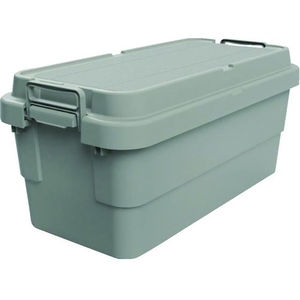トラスコ中山 トランクカーゴ フラット天板仕様 70L グレー 3935G780390グレー70 FC114GZ-2073995-イメージ1